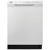 Lave-vaisselle encastrable 24 po 51 dB avec cuve en acier inoxydable d'Insignia (NS-DWRF2WH3) - Blanc - Exclusivité Best Buy