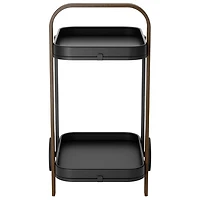 Umbra Bellwood Modern Serving Cart - Black/Natural