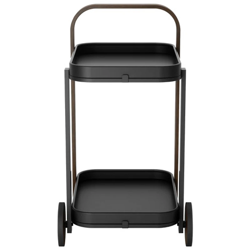 Umbra Bellwood Modern Serving Cart - Black/Natural