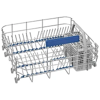 Lave-vaisselle encastrable 24 po 48 dB avec troisième panier de Smeg (LSPU8643X) - Acier inoxydable