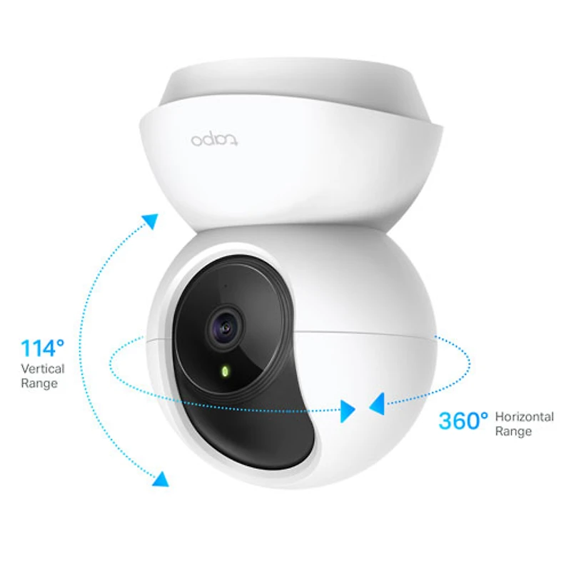 Caméra de surveillance intérieure sans fil HD 1080p Tapo C200 de TP-Link pour la maison - Blanc