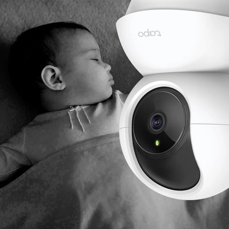 Caméra de surveillance intérieure sans fil HD 1080p Tapo C200 de TP-Link pour la maison - Blanc