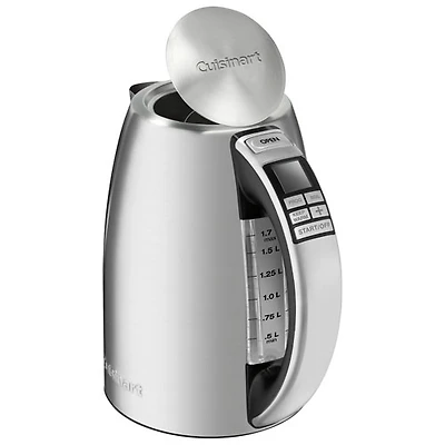Bouilloire électrique numérique PerfecTemp de Cuisinart - 1,7 l - Acier inoxydable