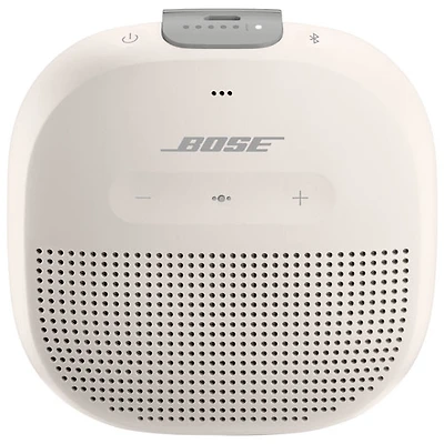 Haut-parleur sans fil Bluetooth étanche et robuste SoundLink Micro de Bose - Blanc