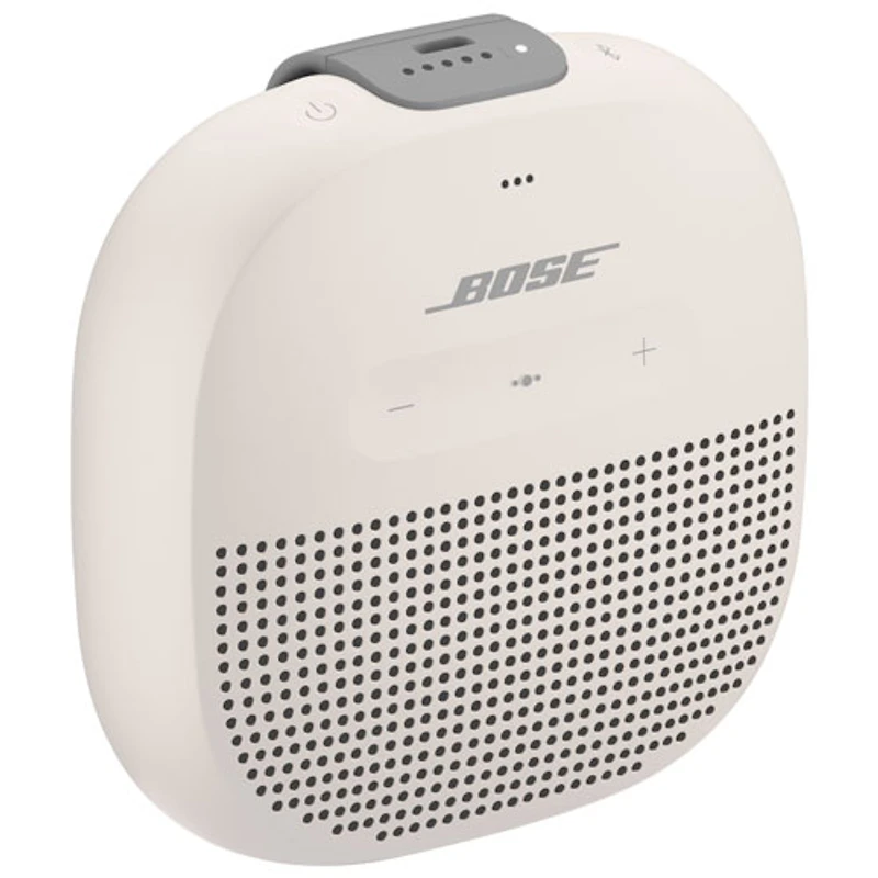 Haut-parleur sans fil Bluetooth étanche et robuste SoundLink Micro de Bose - Blanc