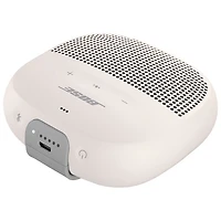 Haut-parleur sans fil Bluetooth étanche et robuste SoundLink Micro de Bose - Blanc