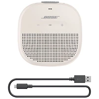 Haut-parleur sans fil Bluetooth étanche et robuste SoundLink Micro de Bose - Blanc