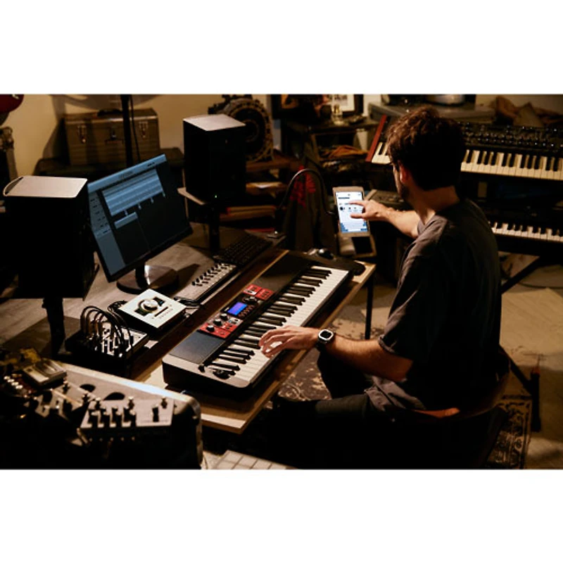 Clavier électrique à 61 touches CT-S1000 Arranger de Casio avec synthèse vocale - Noir