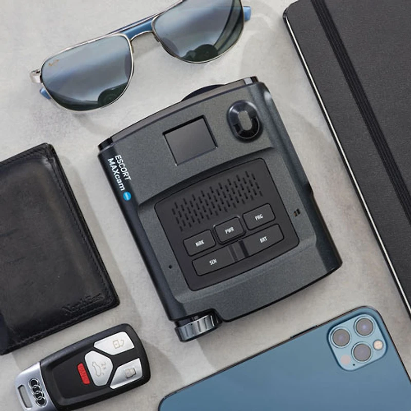 Détecteur de radar avec caméra de tableau de bord Max360C d'Escort