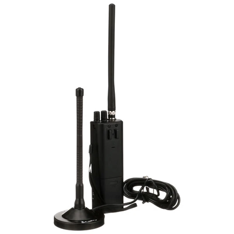 Cobra HHRT50 Hand-Held CB Radio with Antenna - Black