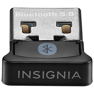 Insignia USB Bluetooth 5.0 Adapter (NS-PA3BT5A2B22-C) - Black - Only at Best Buy