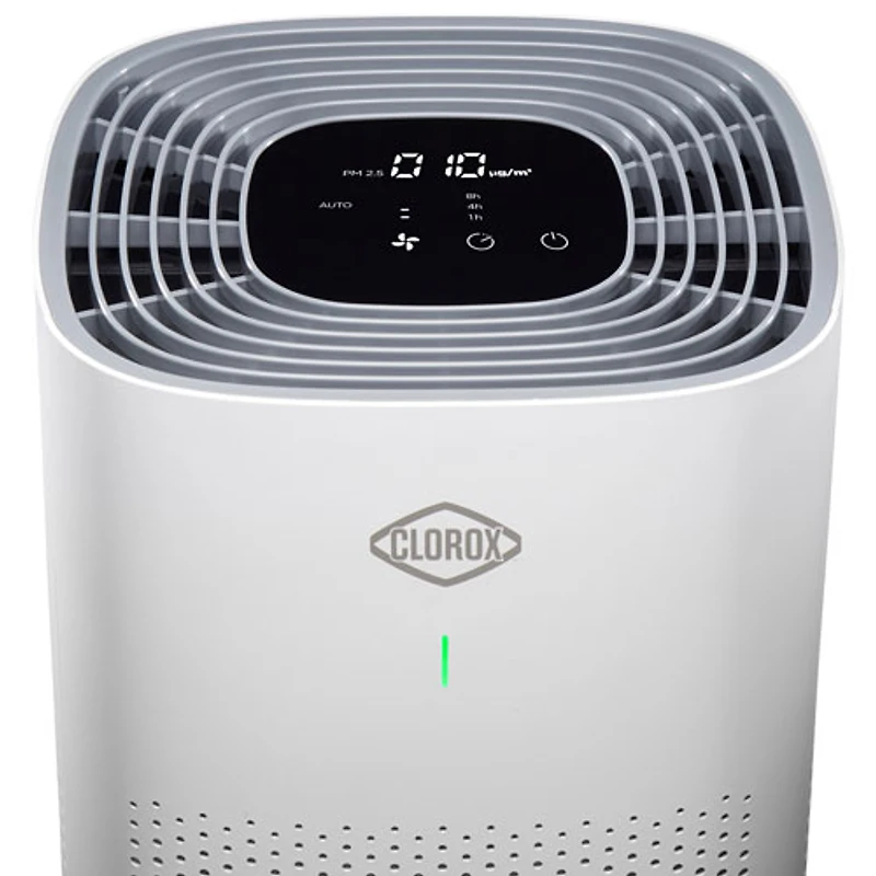 Purificateur d'air Clorox avec filtre HEPA - Blanc