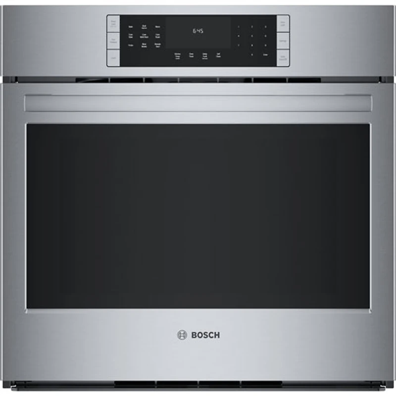 Four mural électrique à convection véritable 4,6 pi³ 30 po de Bosch (HBL8454UC) - Acier inoxydable