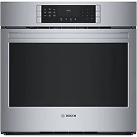 Four mural électrique à convection véritable 4,6 pi³ 30 po de Bosch (HBL8454UC) - Acier inoxydable