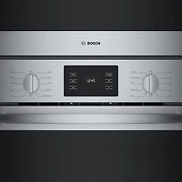 Four mural électrique double à convection véritable 4,6 pi³ 30 po de Bosch (HBL5754UC) - Acier inoxydable