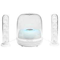 Système de haut-parleur sans fil Bluetooth SoundSticks 4 de Harman Kardon - Blanc