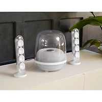 Système de haut-parleur sans fil Bluetooth SoundSticks 4 de Harman Kardon - Blanc