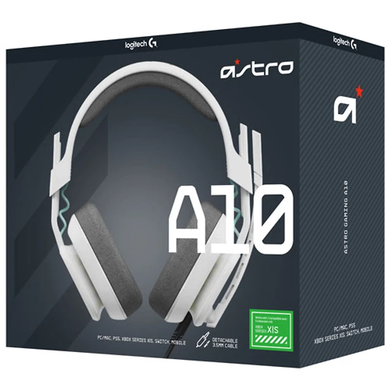 Casque de jeu Gaming A10 (2e génération) d'ASTRO pour Xbox - Blanc