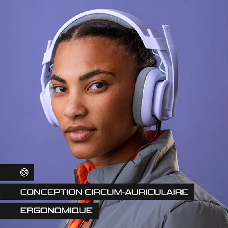 Casque de jeu Gaming A10 (2e génération) d'ASTRO pour PC - Lilas