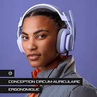 Casque de jeu Gaming A10 (2e génération) d'ASTRO pour PC - Lilas