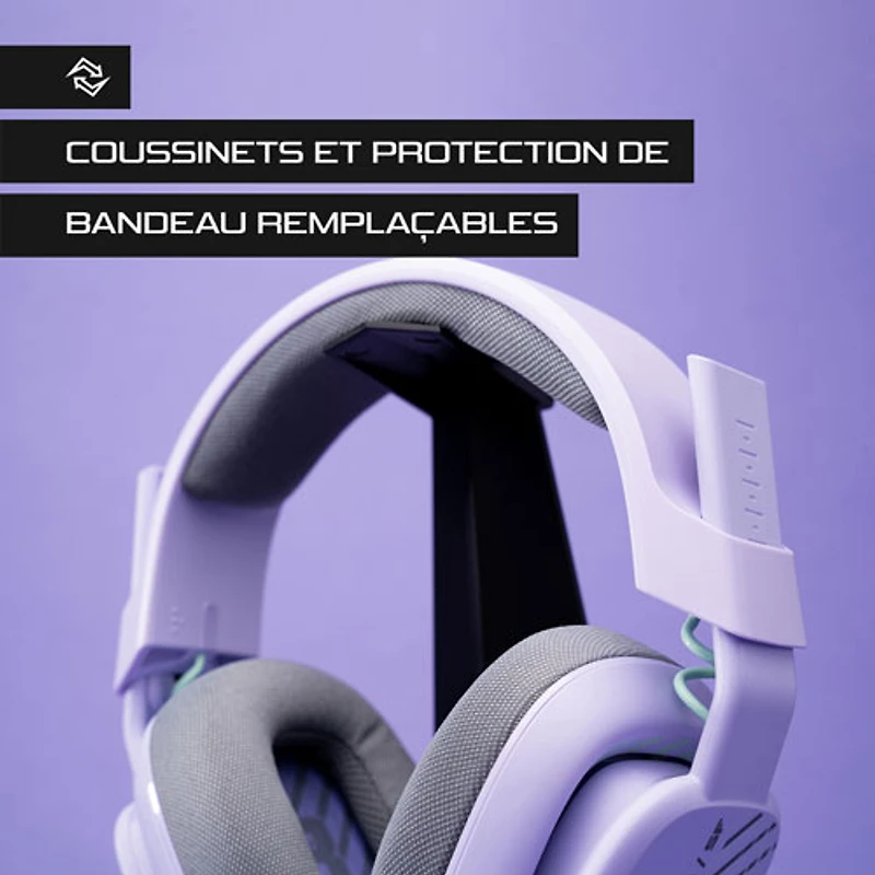 Casque de jeu Gaming A10 (2e génération) d'ASTRO pour PC - Lilas