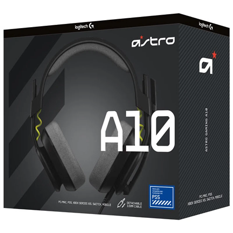 ASTRO Gaming A10 Gen 2 Over-Ear Gaming Headset for PS5/PS4 - Black