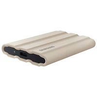 Disque SSD externe USB 3.2 de 2 To T7 Shield de Samsung (MU-PE2T0K/AM) - Beige