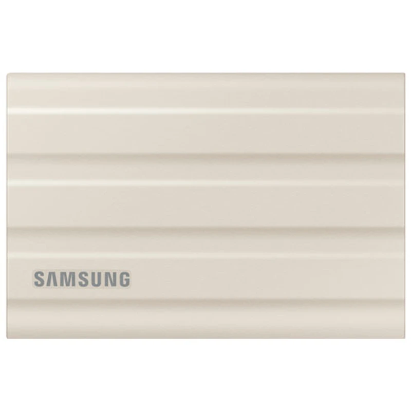 Disque SSD externe USB 3.2 de 2 To T7 Shield de Samsung (MU-PE2T0K/AM) - Beige