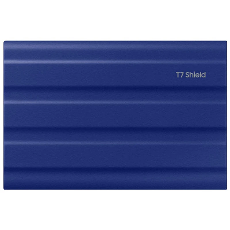 Samsung T7 Shield 2TB USB 3.2 External Solid State Drive (MU-PE2T0R/AM) - Blue