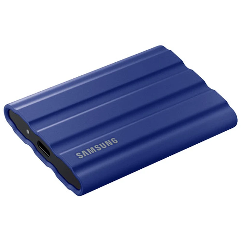 Samsung T7 Shield 2TB USB 3.2 External Solid State Drive (MU-PE2T0R/AM) - Blue