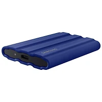 Samsung T7 Shield 2TB USB 3.2 External Solid State Drive (MU-PE2T0R/AM) - Blue