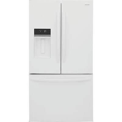 Réfrigérateur 2 portes 27,8 pi³ 36 po avec distributeur glaçons/eau Frigidaire (FRFS2823AW) - Blanc