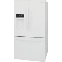 Réfrigérateur 2 portes 27,8 pi³ 36 po avec distributeur glaçons/eau Frigidaire (FRFS2823AW) - Blanc