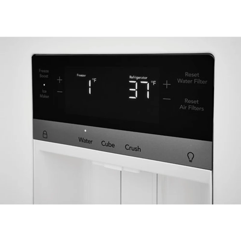 Réfrigérateur 2 portes 27,8 pi³ 36 po avec distributeur glaçons/eau Frigidaire (FRFS2823AW) - Blanc