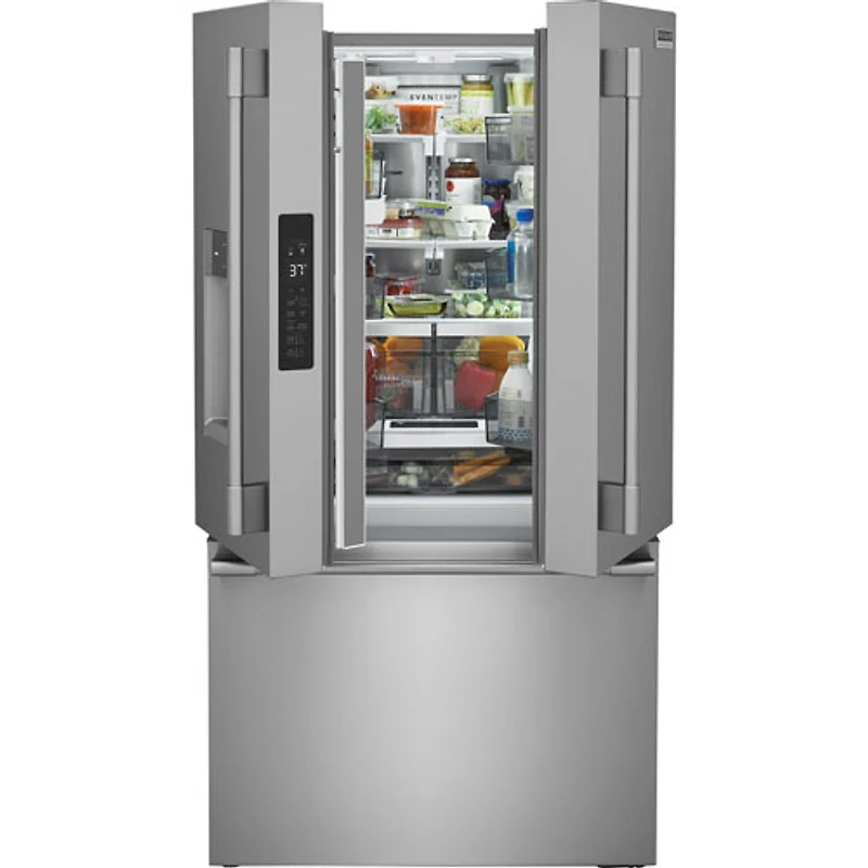 Réfrigérateur à deux portes professionnel de 36 po de 22,6 pi³ avec distributeur de Frigidaire (PRFC2383AF) - Acier inoxydable