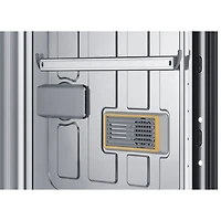 Lave-vaisselle à commandes sur le dessus, StormWash, 3e panier et porte à ouverture automatique de 24 po 42 dB de Samsung (DW80B7070US/AC) - Acier inoxydable