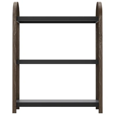 Tablette autoportante de 35,4 po à 3 tablettes Bellwood d’Umbra - Noir/Naturel