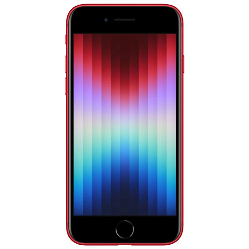 iPhone SE de 64 Go d'Apple (3e gén) offert par Virgin Plus - (PRODUCT)RED - Financement mensuel