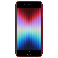 iPhone SE de 64 Go d'Apple (3e gén) offert par Virgin Plus - (PRODUCT)RED - Financement mensuel