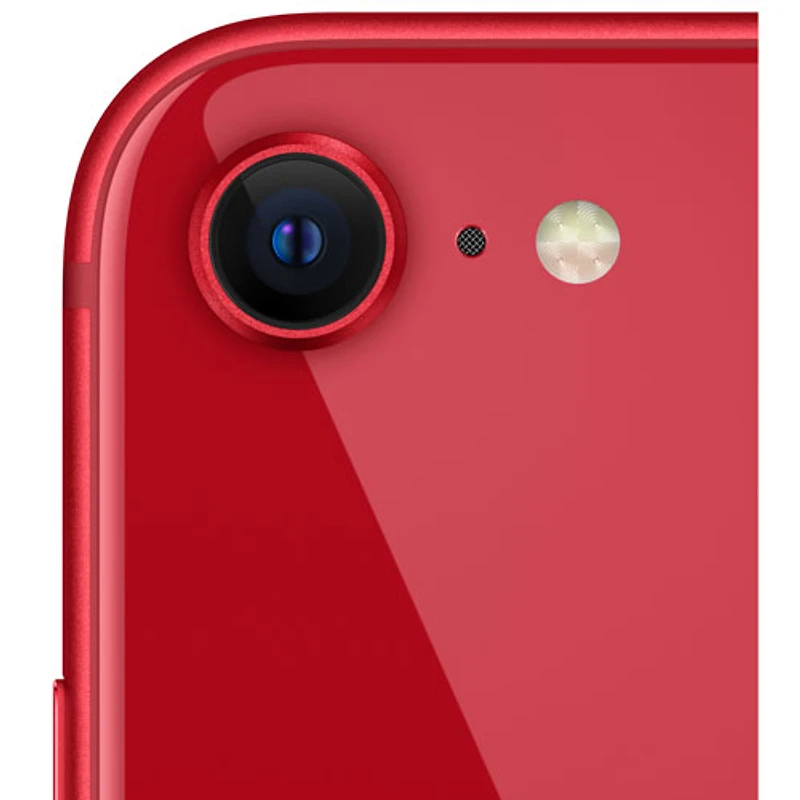 iPhone SE de 64 Go d'Apple (3e gén) offert par Virgin Plus - (PRODUCT)RED - Financement mensuel