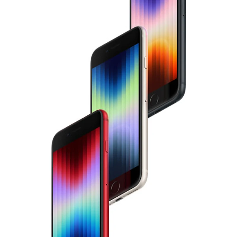 iPhone SE de 64 Go d'Apple (3e gén) offert par Bell - Comète - Financement mensuel