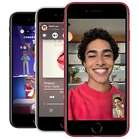 iPhone SE de 64 Go (3e gén.) d'Apple offert par TELUS - (PRODUCT)RED - Financement mensuel