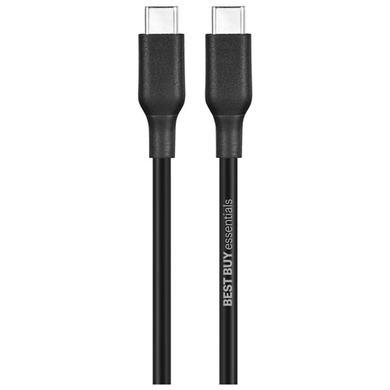 Best Buy Essentials 1.5m (4.9 ft.) USB-C to USB-C Cable (BE-MCC522K-C)