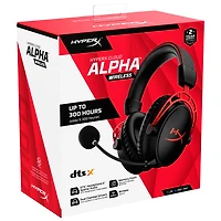 Casque de jeu sans fil Cloud Alpha RF de HyperX (4P5D4AA) - Noir