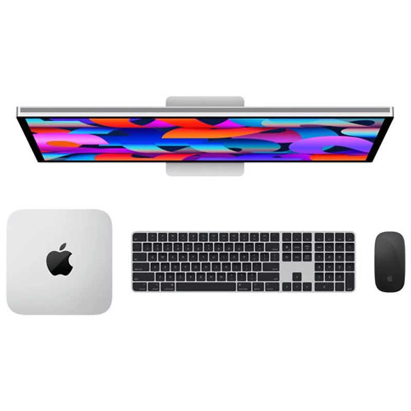 Moniteur inclinable Retina 5K verre nanotexturé 27 po Studio Display d'Apple (MMYW3VC/A) - Argenté