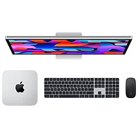 Moniteur inclinable Retina 5K verre nanotexturé 27 po Studio Display d'Apple (MMYW3VC/A) - Argenté