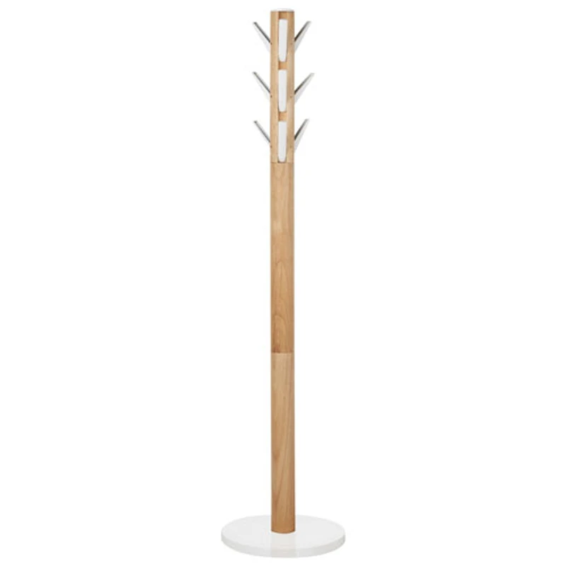 Umbra Flapper Wood Coat Rack - White/Natural