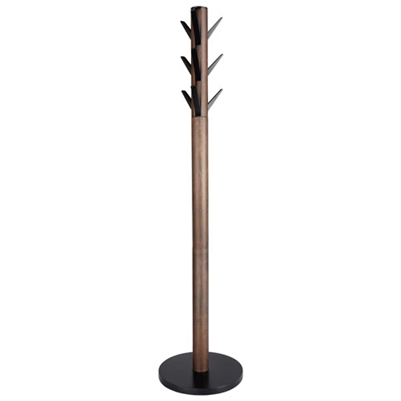 Portemanteau en bois Flapper d'Umbra - Noir/Noyer