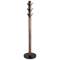 Portemanteau en bois Flapper d'Umbra - Noir/Noyer