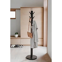 Portemanteau en bois Flapper d'Umbra - Noir/Noyer